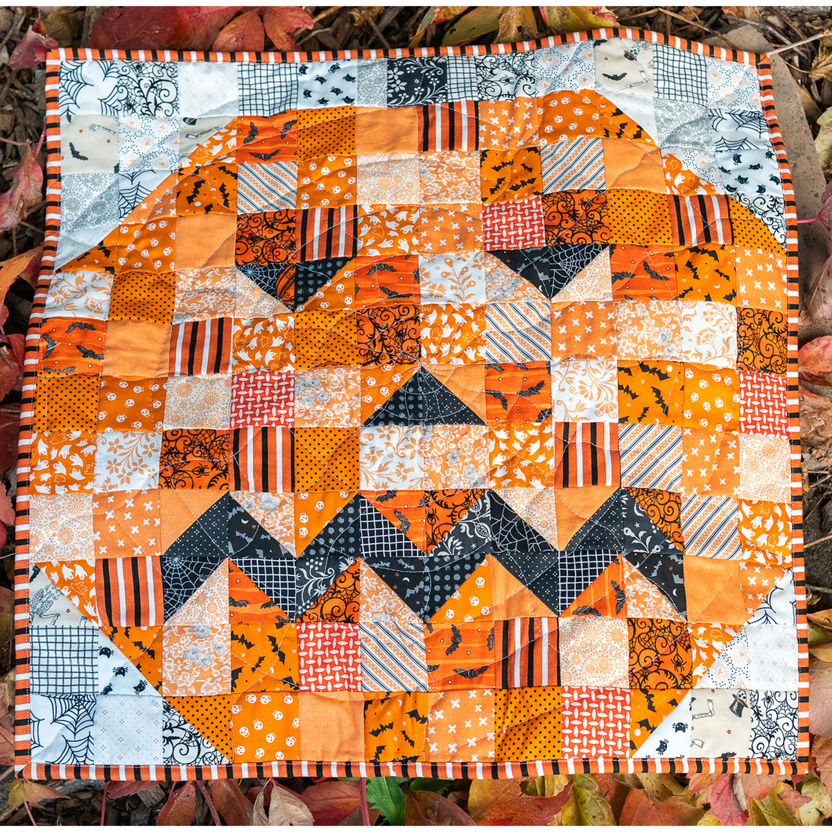 Scrappy Jacks Quilt AEQ-106e - Downloadable Pattern