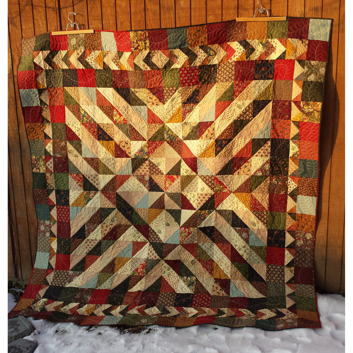 Sunshine on a Cloudy Day Quilt Pattern AEQ-48w - Wholesale Product