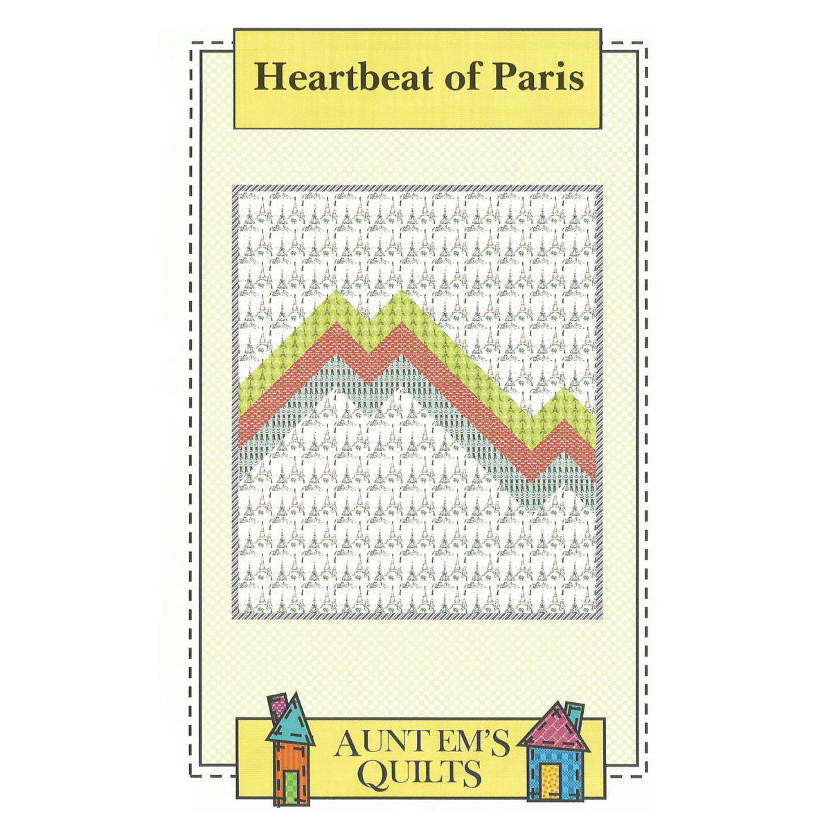 Heartbeat of Paris Quilt AEQ-49e - Downloadable Pattern