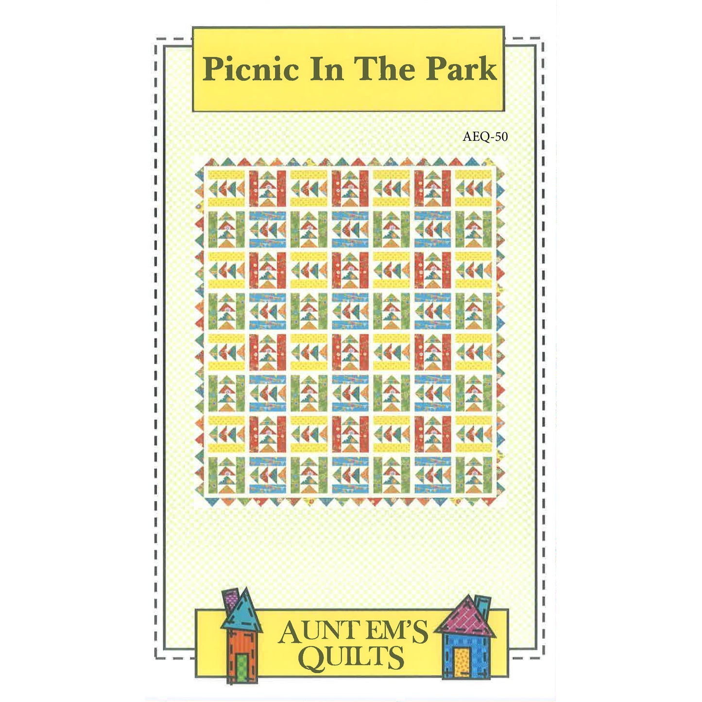 Picnic in the Park Quilt Pattern AEQ-50 - Paper Pattern