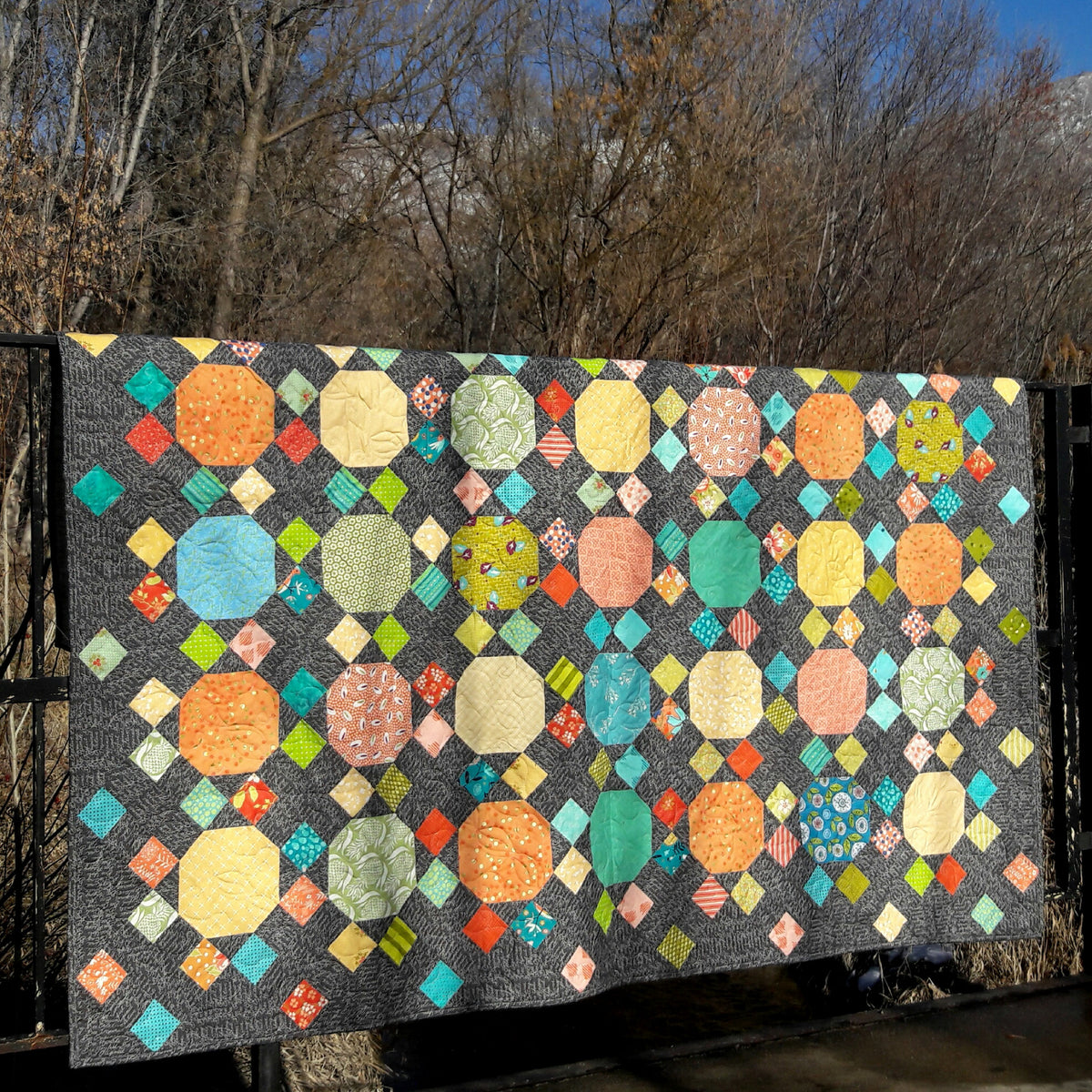Modern Gems Quilt AEQ-64e - Downloadable Pattern