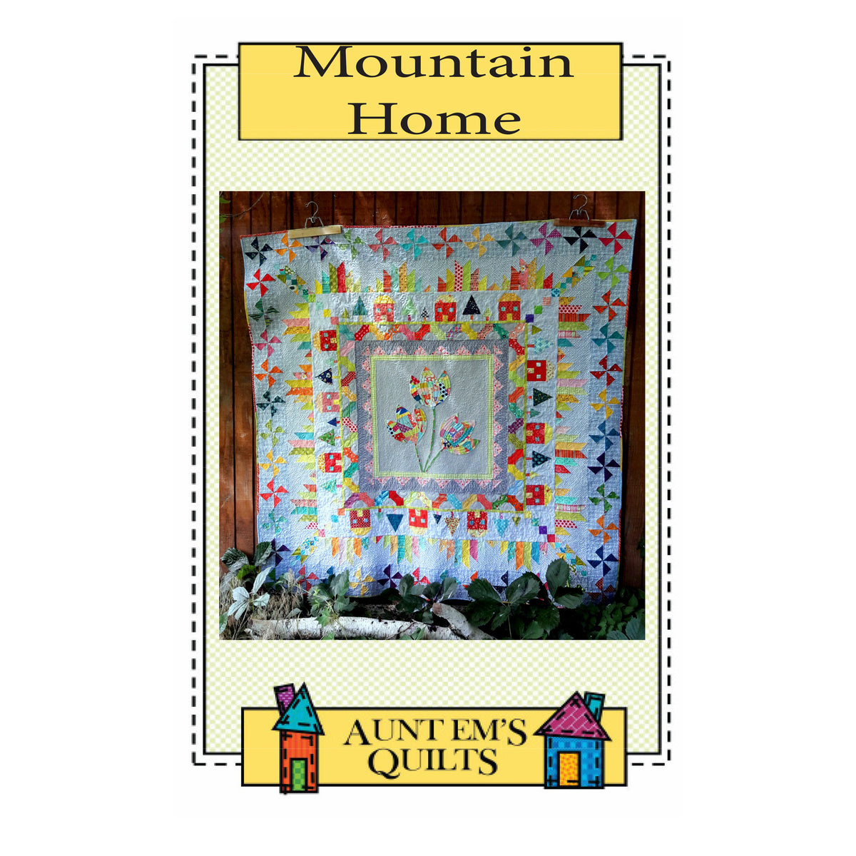 Mountain Home Quilt AEQ-92e - Downloadable Pattern