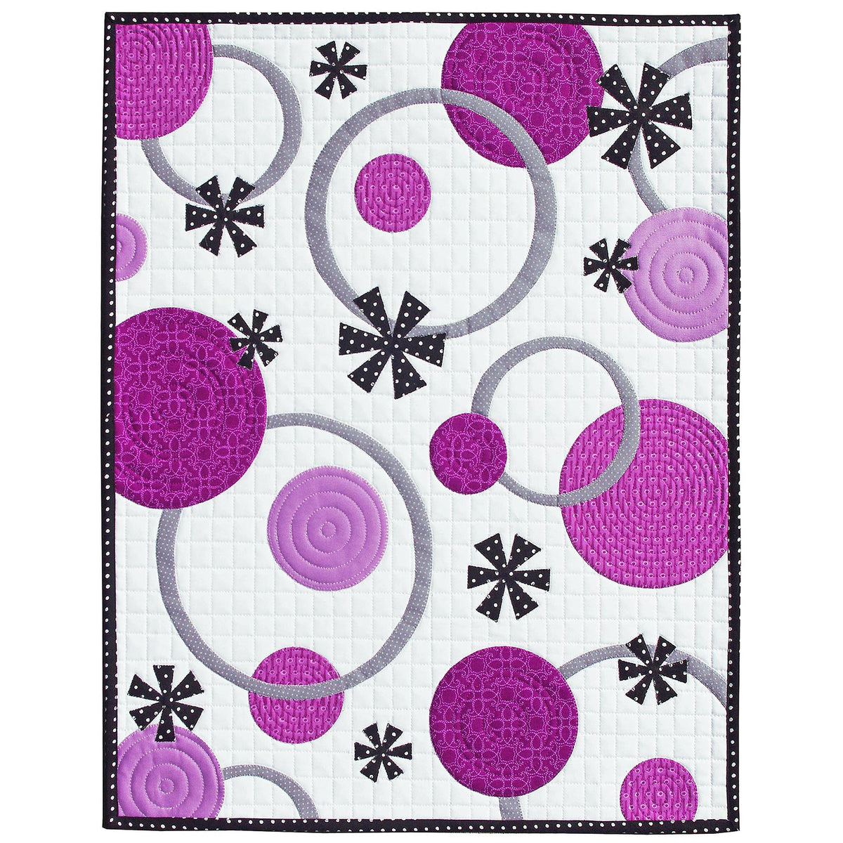 Circles & Rings Quilt AQ-111e - Downloadable Pattern