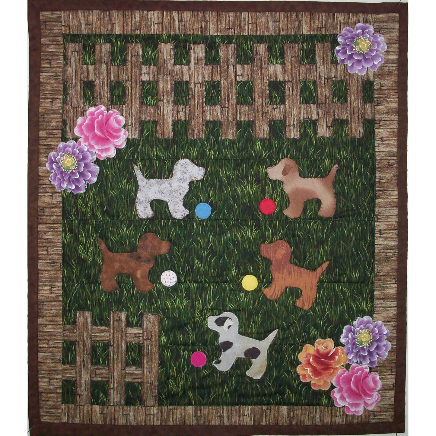 Puppy Play Yard Quilt Pattern AV-103 - Paper Pattern