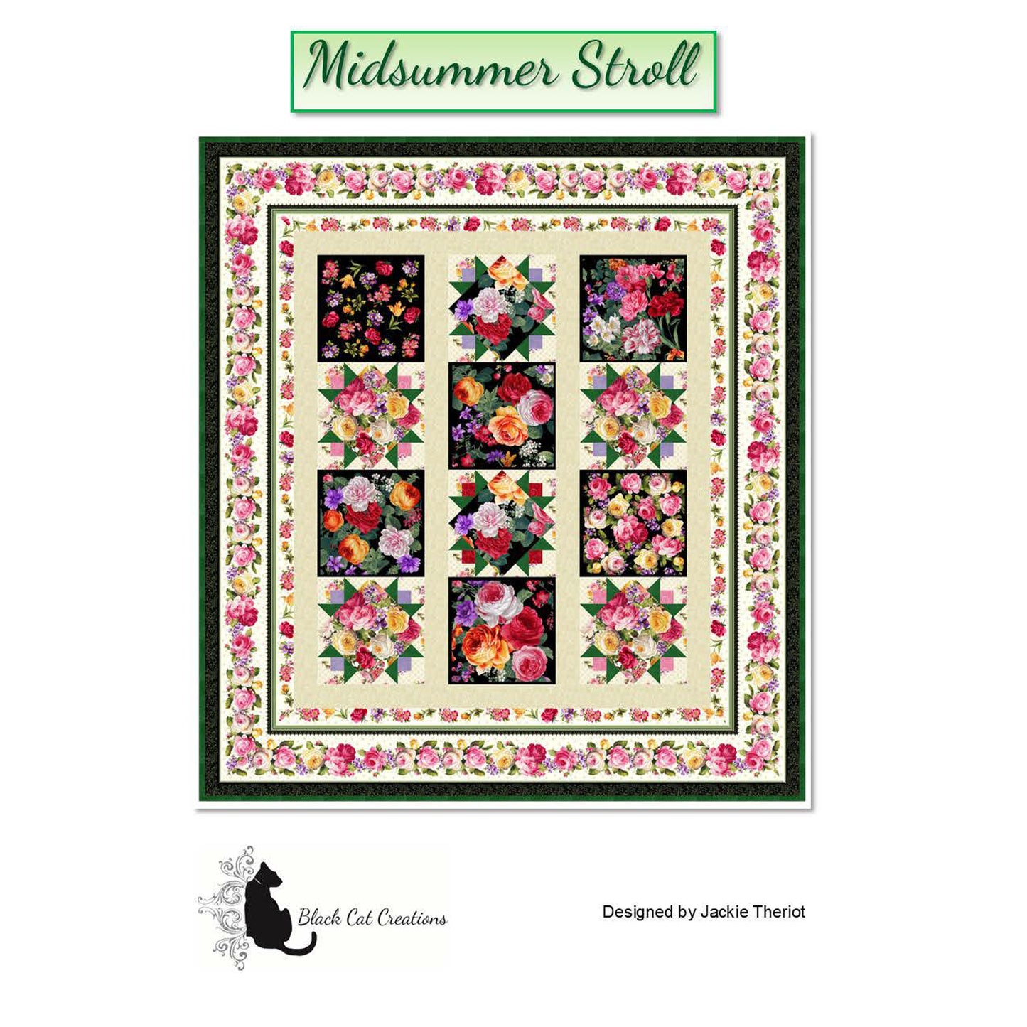 Midsummer Stroll Quilt BCC-277e - Downloadable Pattern
