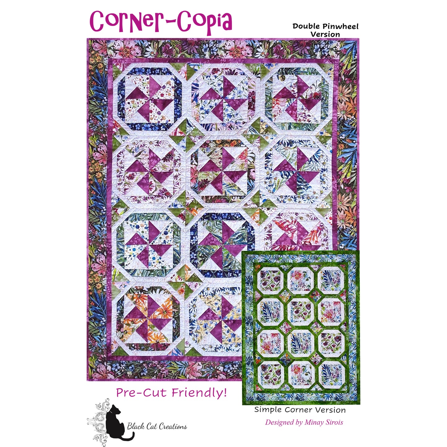 Corner-Copia Quilt BCC-296e - Downloadable Pattern