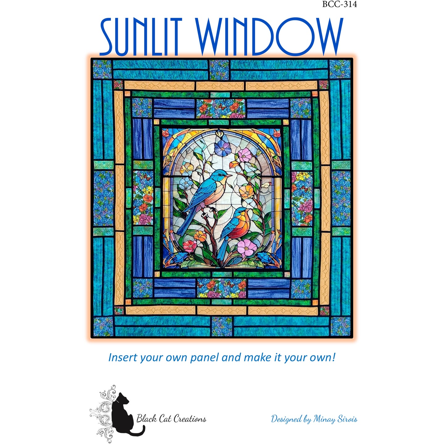Cover image of pattern for Sunlit Window Quilt.