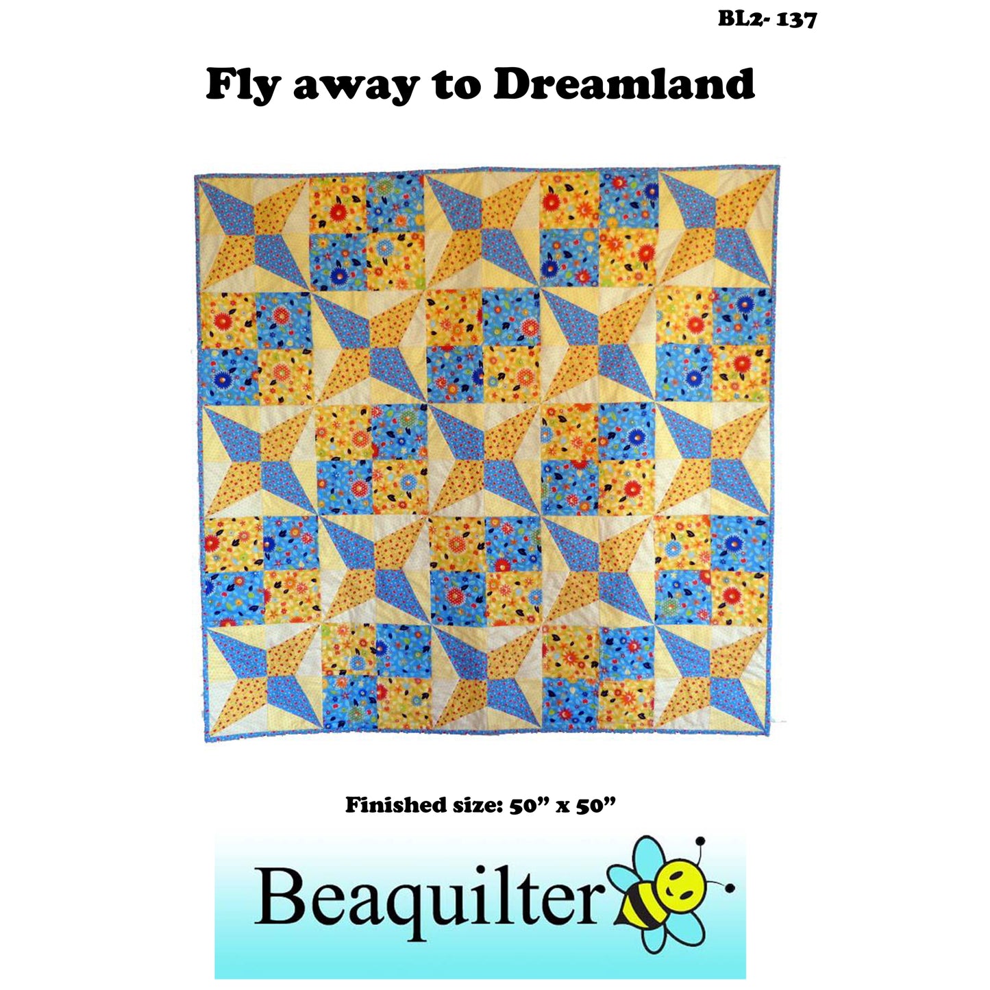 Fly away to Dreamland Quilt BL2-137e - Downloadable Pattern