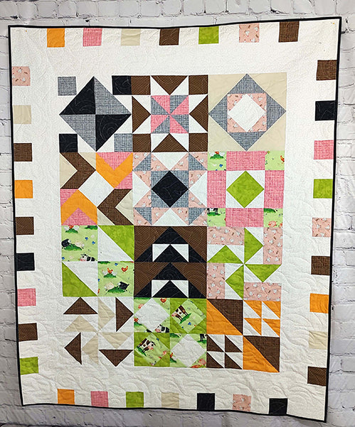 The Pasture Sampler Quilt Pattern BL2-236 - Paper Pattern