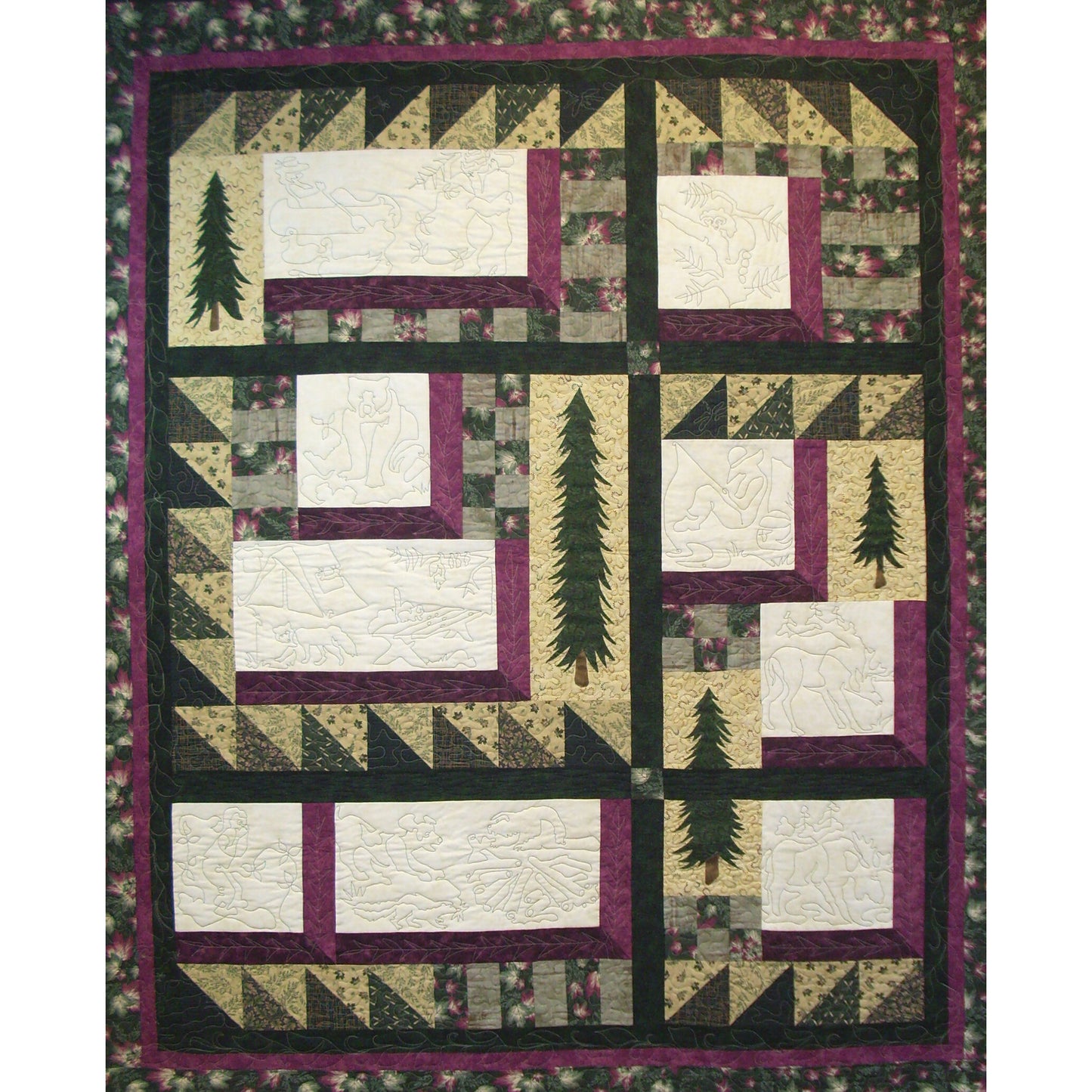 View to the Woods Quilt Pattern BS2-212w - Wholesale Product