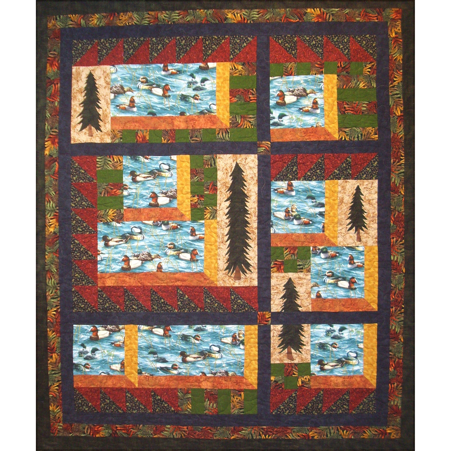 View to the Woods Quilt BS2-212e - Downloadable Pattern