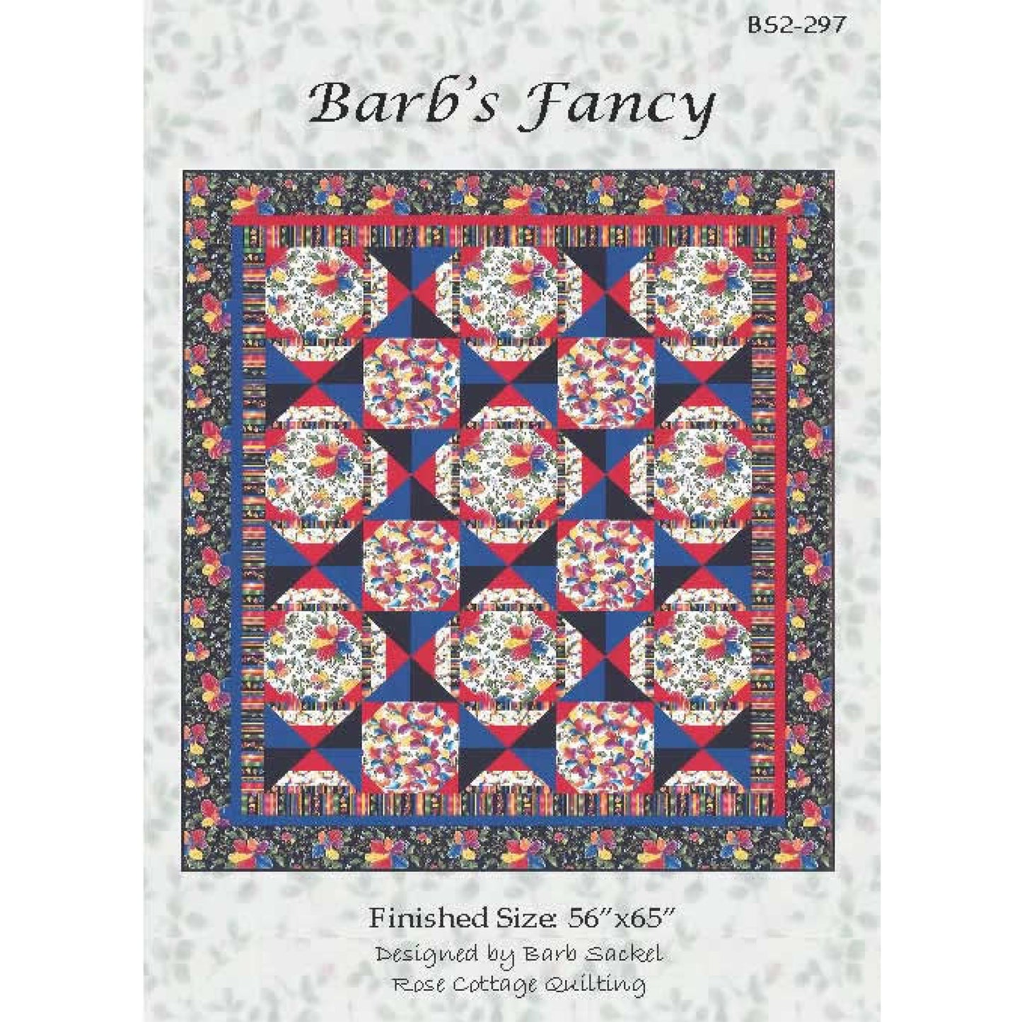 Cover image of pattern for Barb's Fancy quilt.