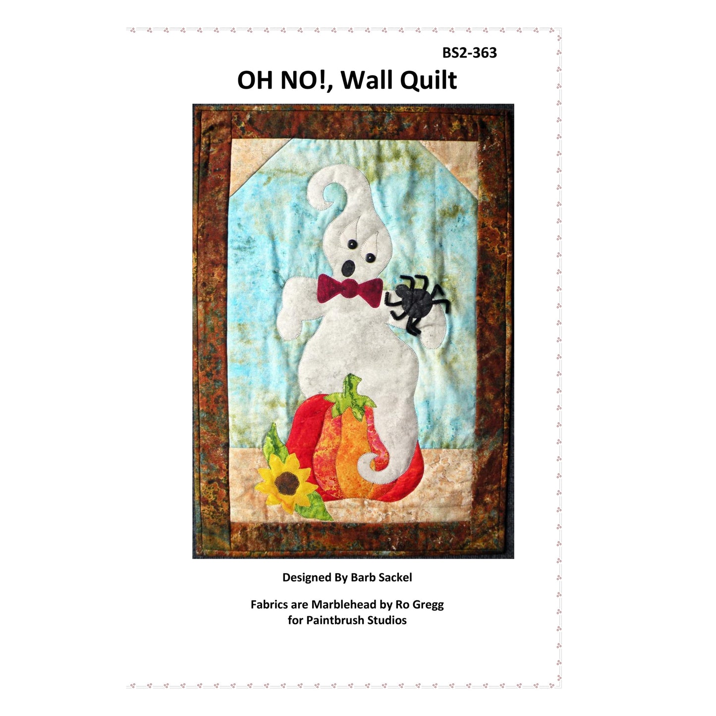 Cover image of pattern for Oh No! Wall quilt.