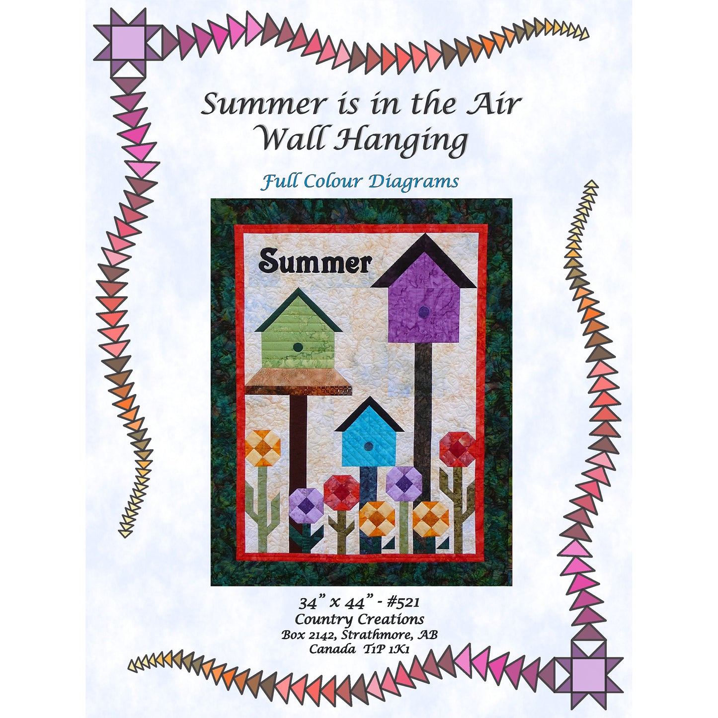 Summer is in the Air Quilt Pattern CC-521 - Paper Pattern
