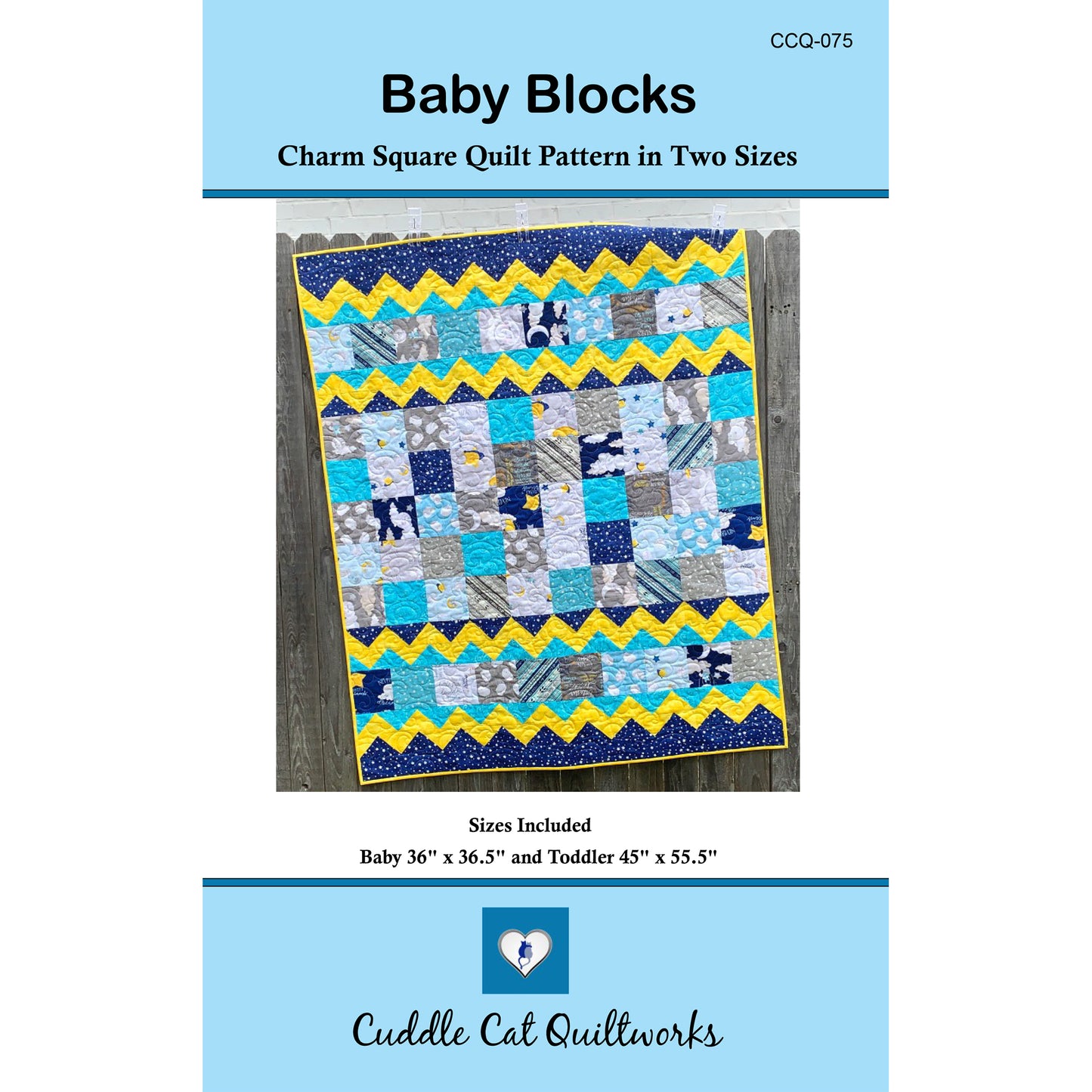 Baby Blocks Quilt CCQ-075e - Downloadable Pattern