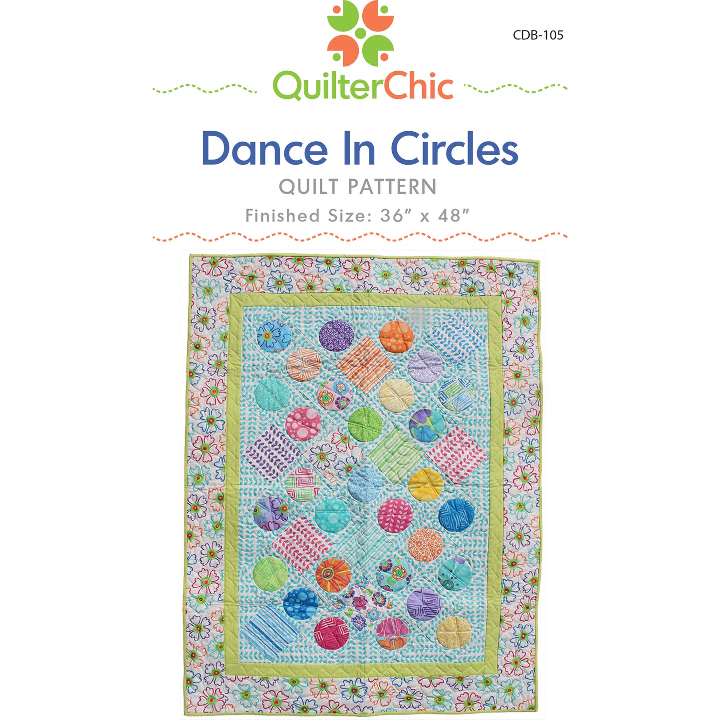 Dance In Circles Quilt CDB-105e - Downloadable Pattern