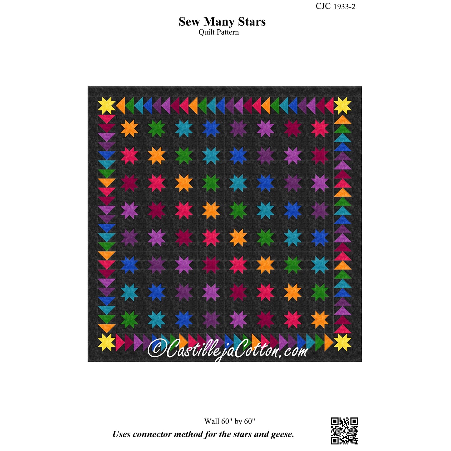 Sew Many Stars Quilt Pattern CJC-19332 - Paper Pattern
