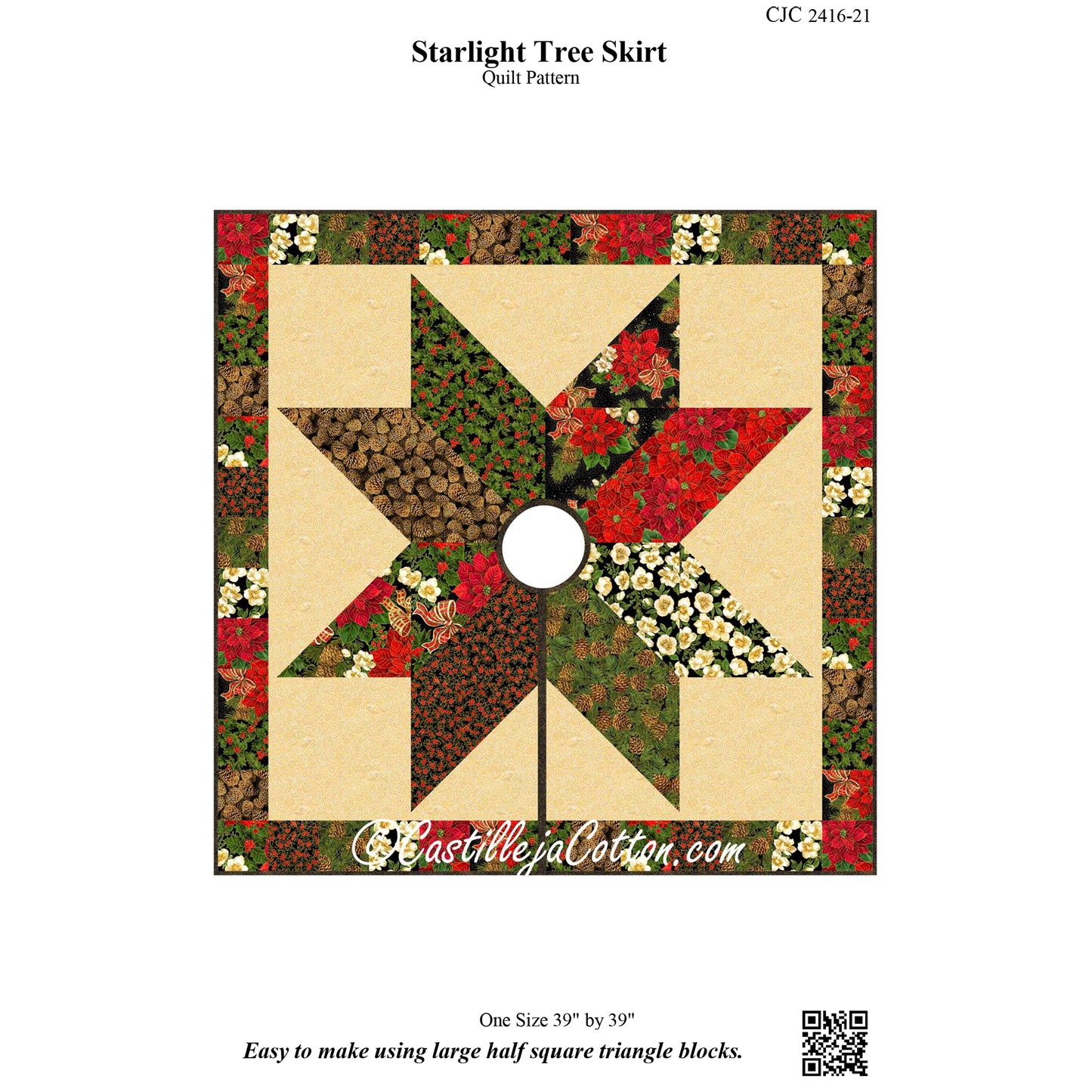 Starlight Tree Skirt CJC-241621e - Downloadable Pattern