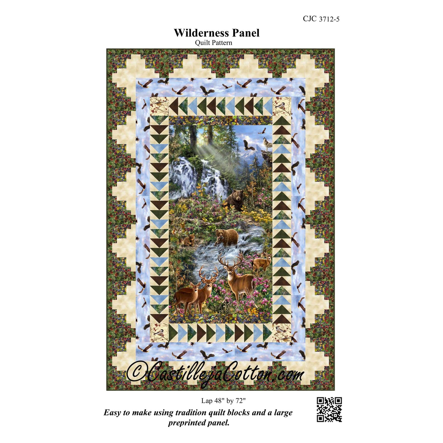 Wilderness Panel Quilt CJC-37125e - Downloadable Pattern
