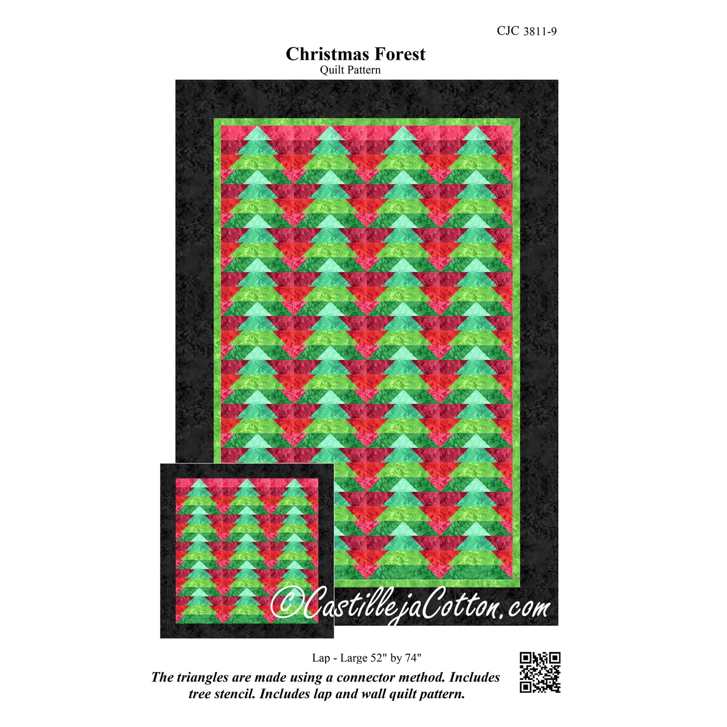 Christmas Forest Quilt Pattern CJC-38119 - Paper Pattern