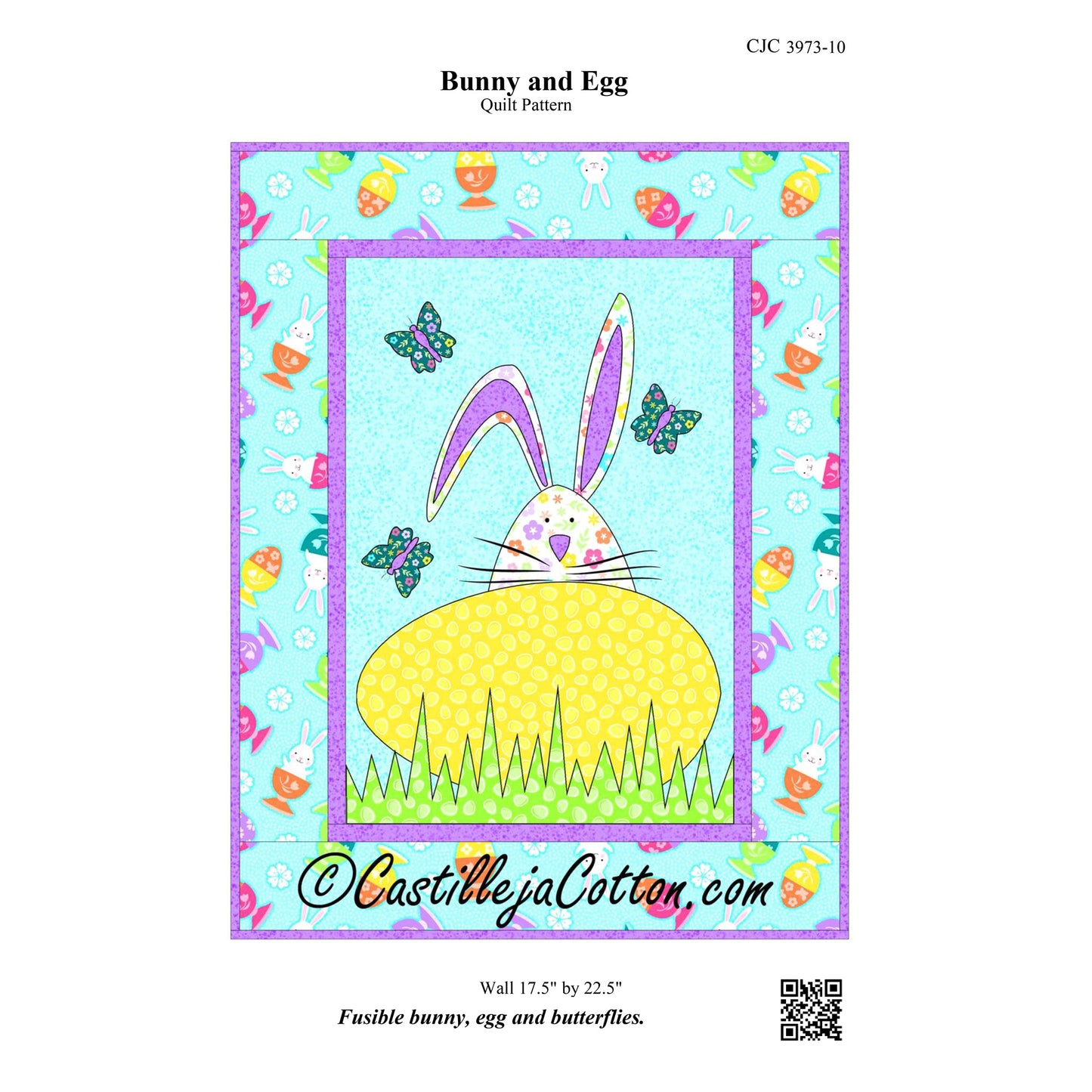 Bunny and Egg Quilt CJC-397310e - Downloadable Pattern