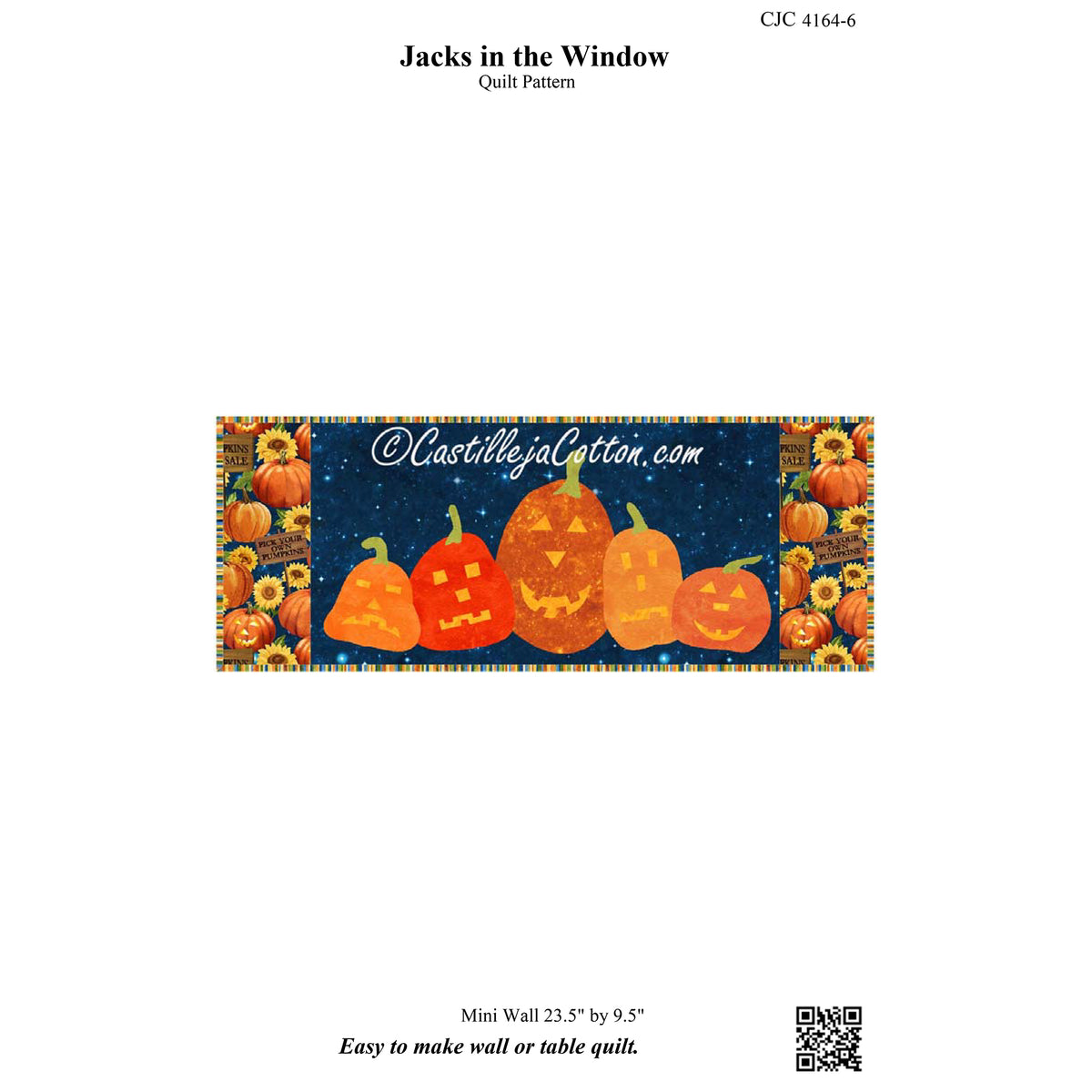 Jacks in the Window Quilt Pattern CJC-41646w - Wholesale Product