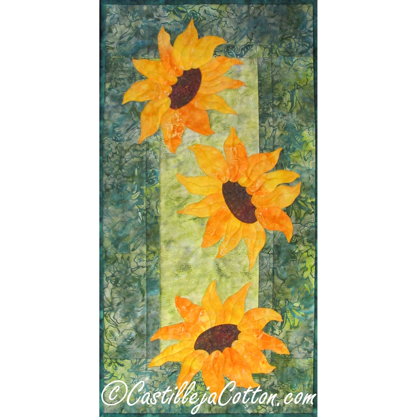 Breezy Sunflowers Quilt CJC-4384e - Downloadable Pattern
