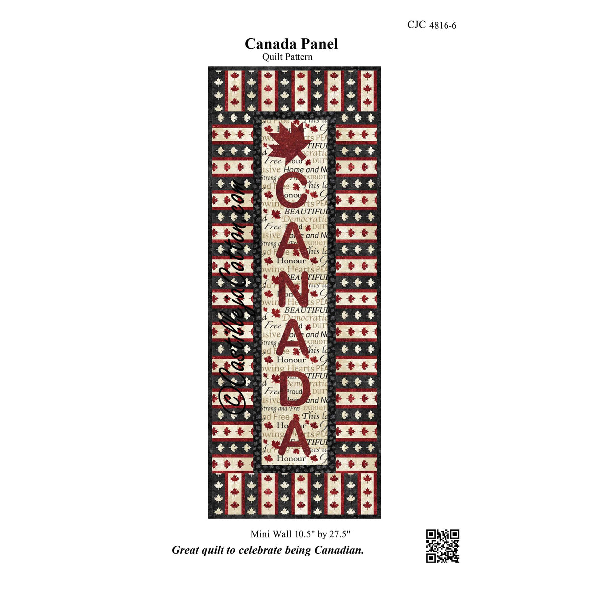 Canada Panel Quilt CJC-48166e - Downloadable Pattern