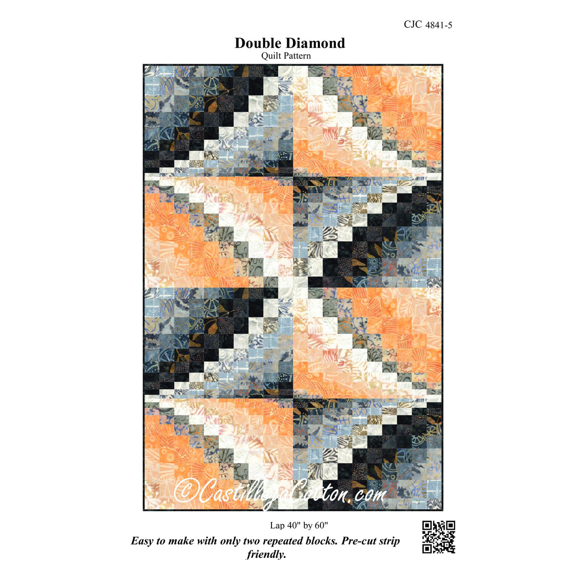 Double Diamond Quilt CJC-48415e - Downloadable Pattern