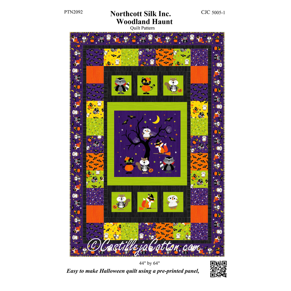 Woodland Haunt Quilt Pattern CJC-5005w - Wholesale Product