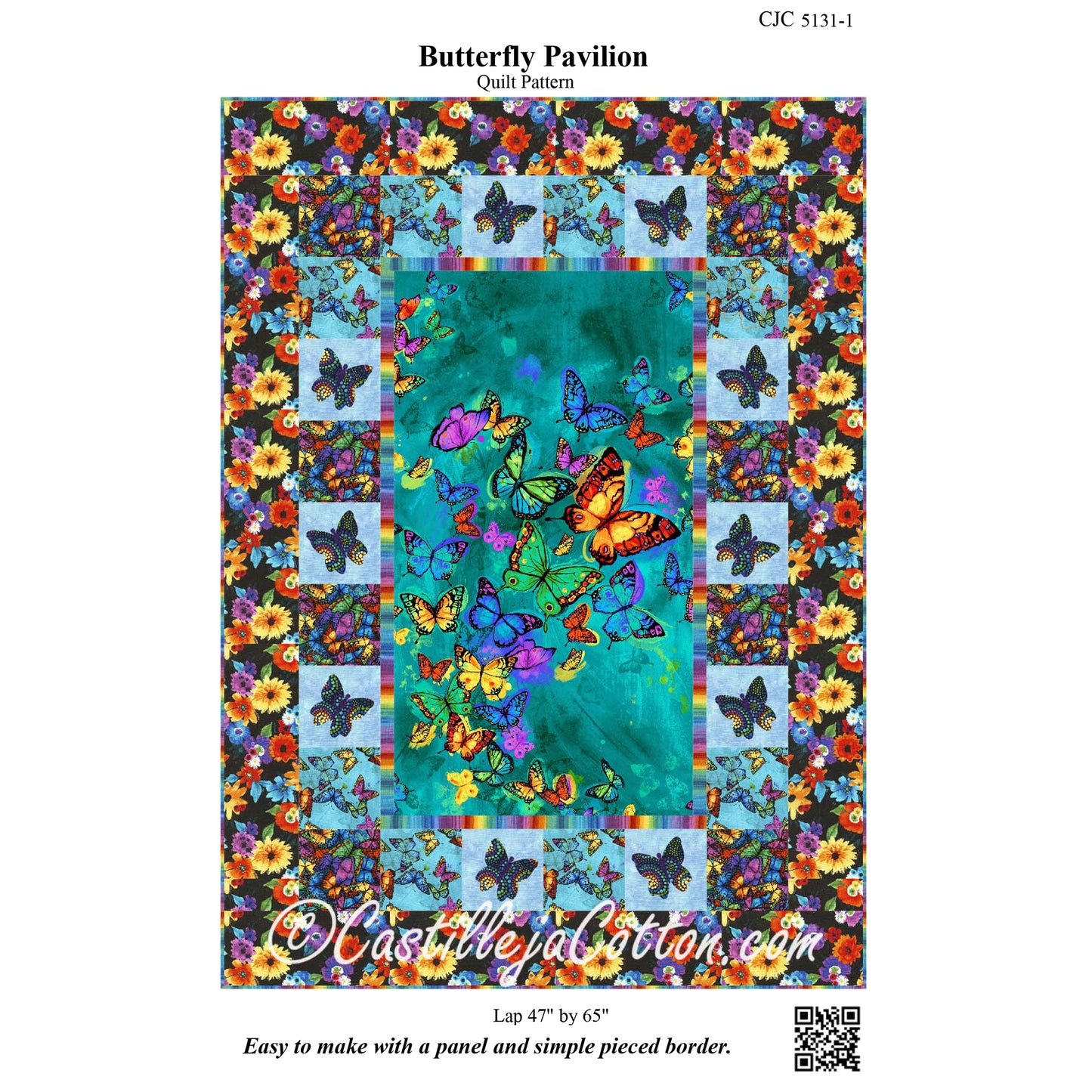 Butterfly Pavilion Quilt CJC-5131e - Downloadable Pattern