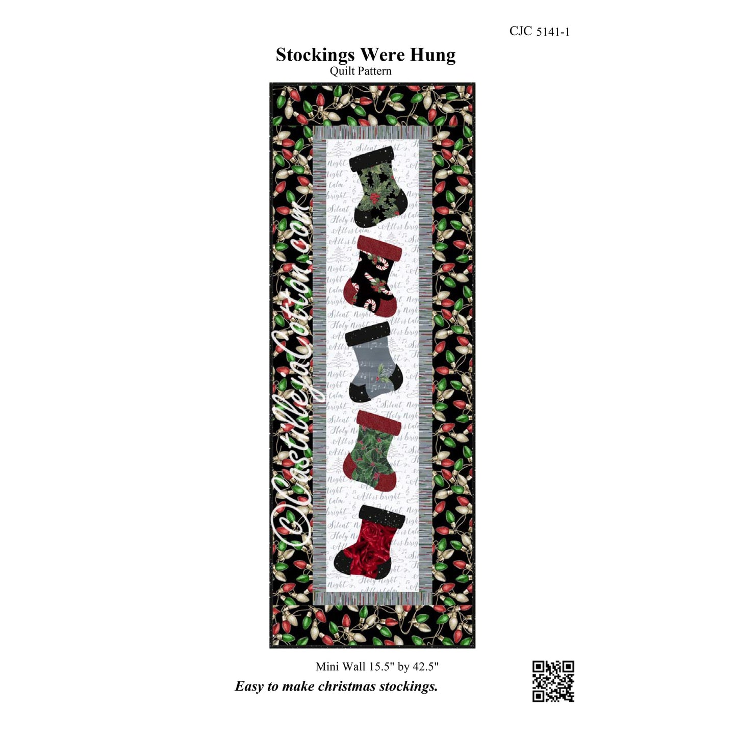 Stockings Were Hung Quilt Pattern CJC-51411w - Wholesale Product