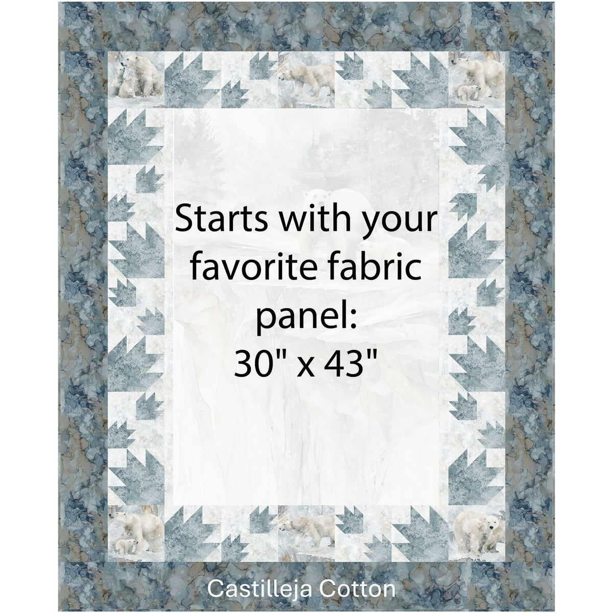 Polar Bears Quilt Pattern CJC-51767 - Paper Pattern