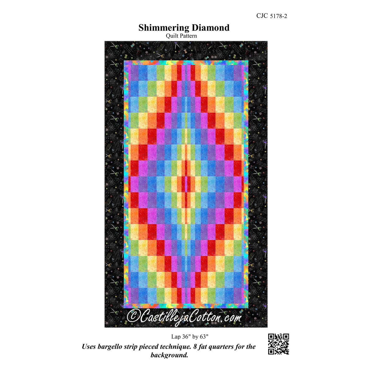 Shimmering Diamond Quilt CJC-51782e - Downloadable Pattern