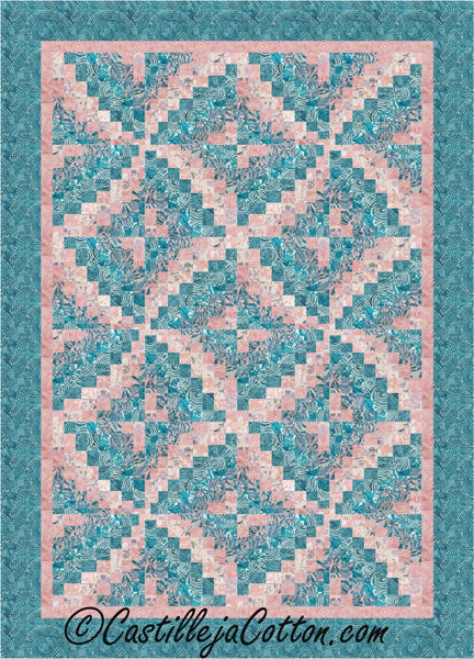 Bargello Windmills Quilt CJC-52221e - Downloadable Pattern
