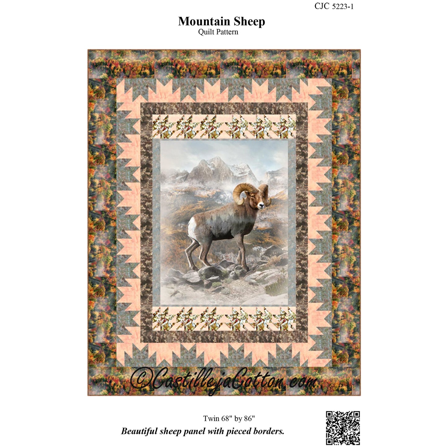 Mountain Sheep Quilt CJC-52231e - Downloadable Pattern