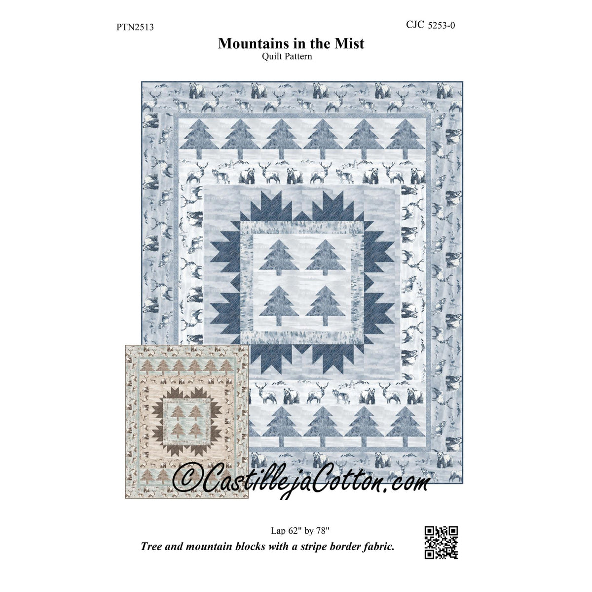 Mountains in the Mist Quilt Pattern CJC-52530 - Paper Pattern