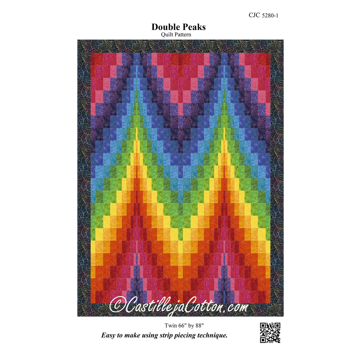 Double Peaks Quilt Pattern CJC-52801 - Paper Pattern
