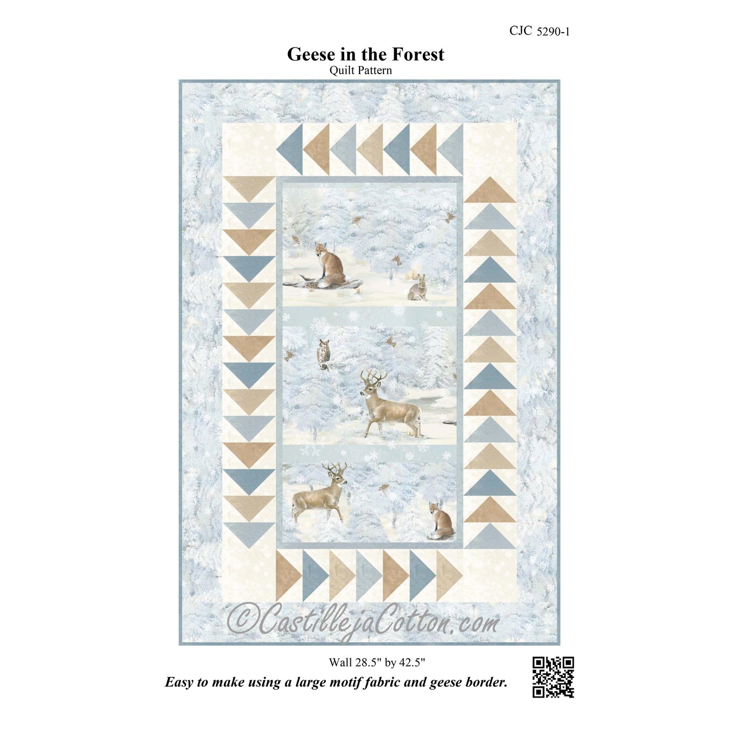 Geese in the Forest Quilt CJC-52901e - Downloadable Pattern