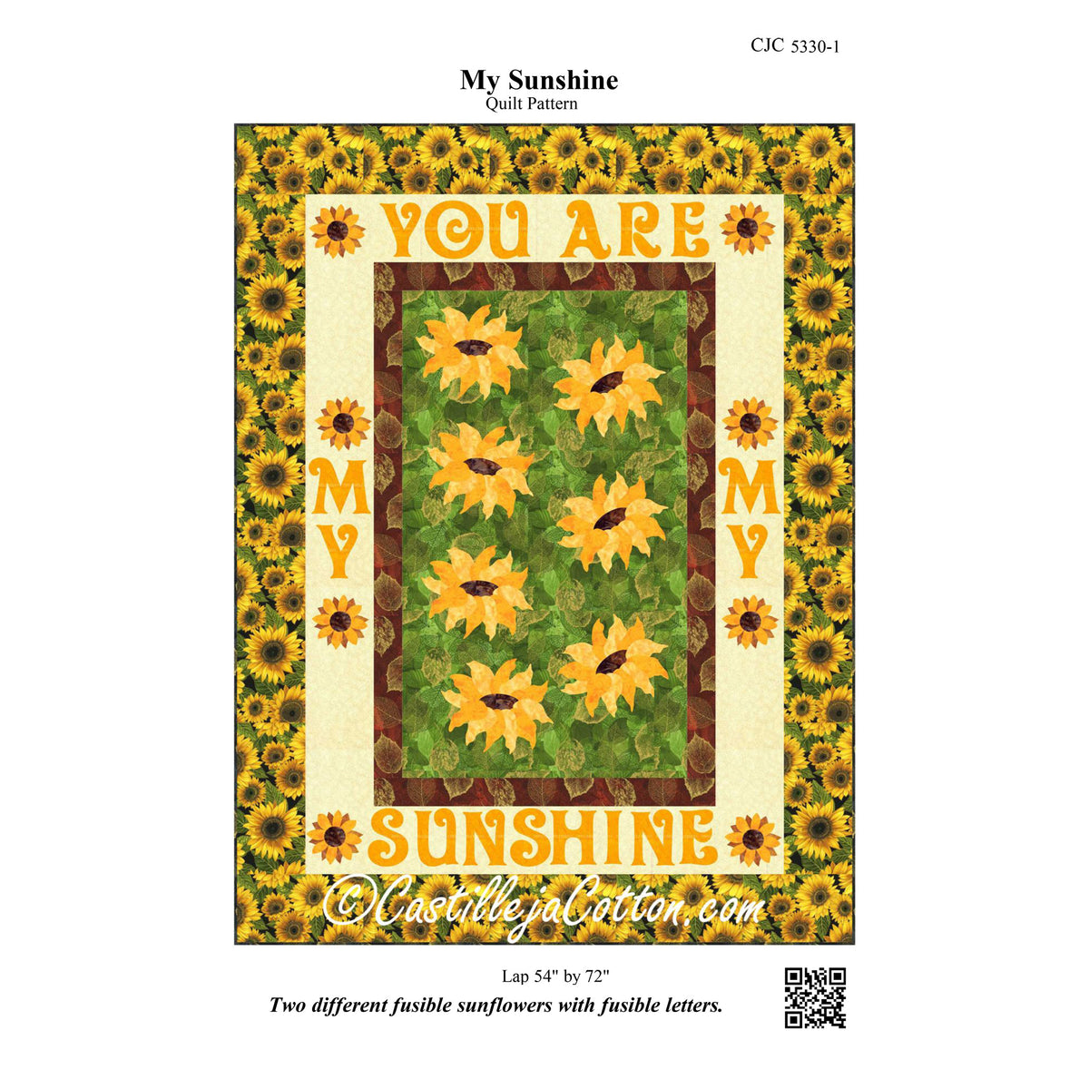 My Sunshine Quilt Pattern CJC-53301 - Paper Pattern
