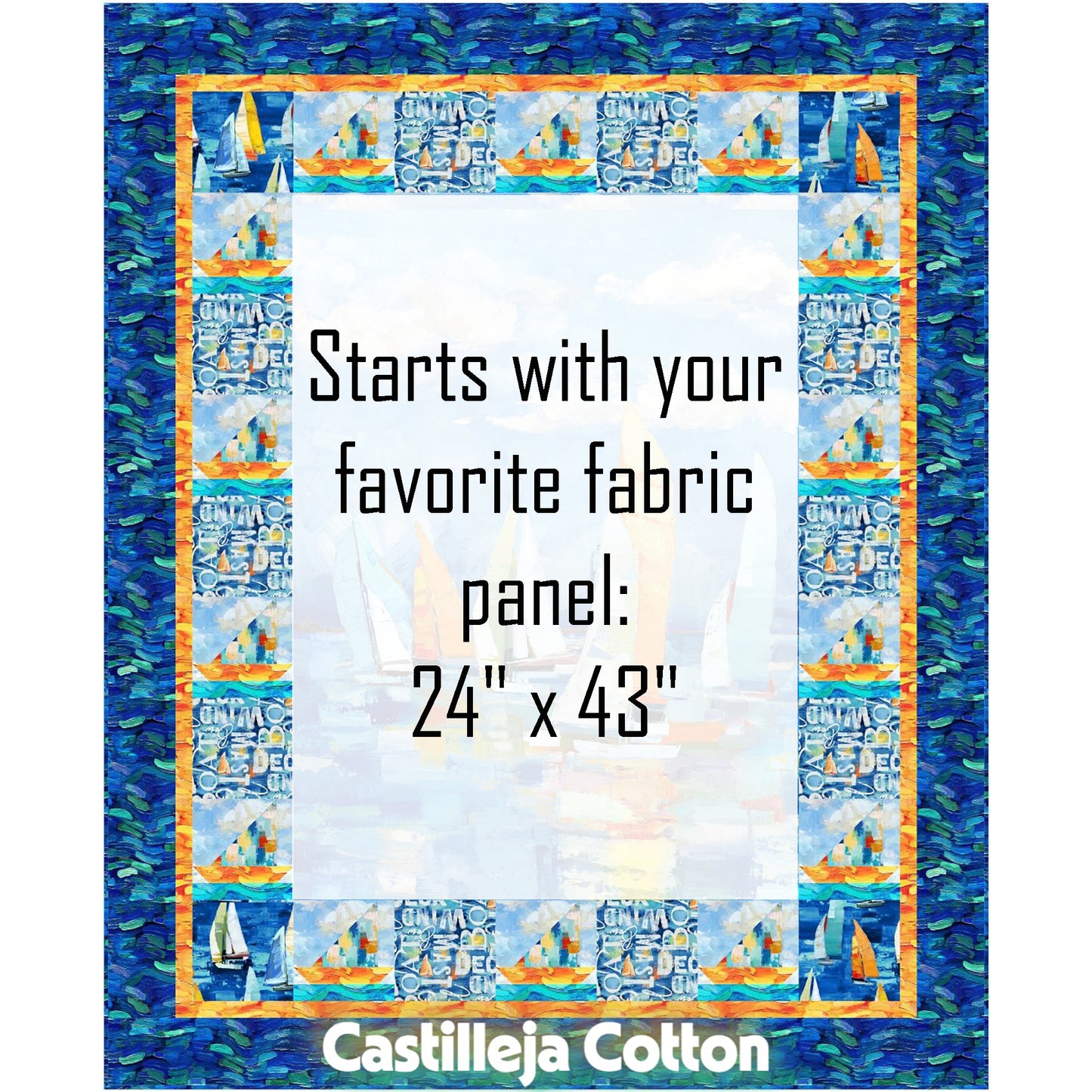 Regatta Quilt Pattern CJC-53483 - Paper Pattern