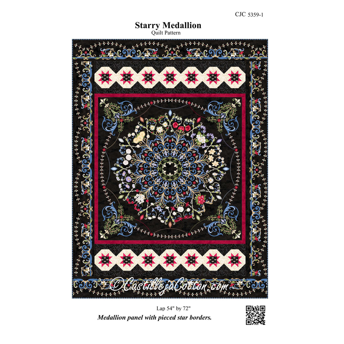 Starry Medallion Quilt Pattern CJC-53591 - Paper Pattern