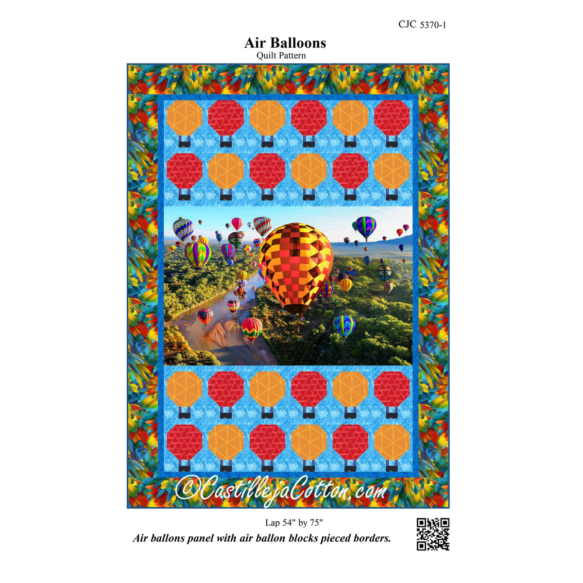 Air Balloons Quilt CJC-53701e - Downloadable Pattern