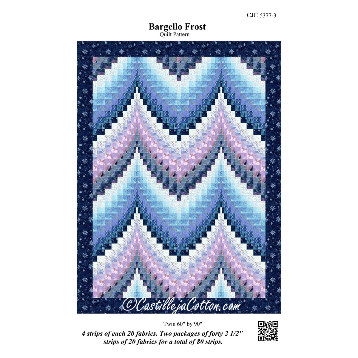 Bargello Frost Quilt Quilt Pattern CJC-53773 - Paper Pattern