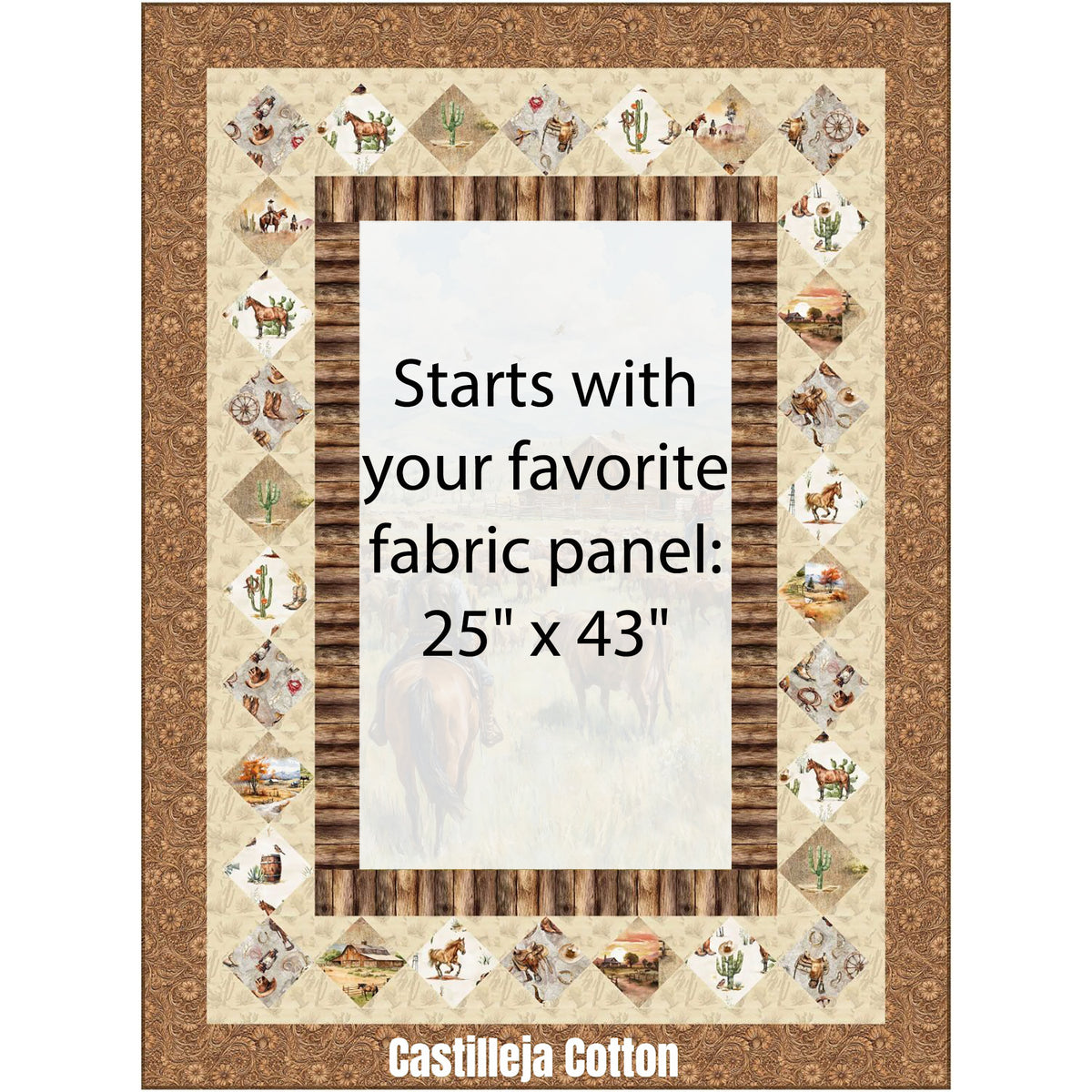 Cattle Drive Quilt Pattern CJC-53924 - Paper Pattern