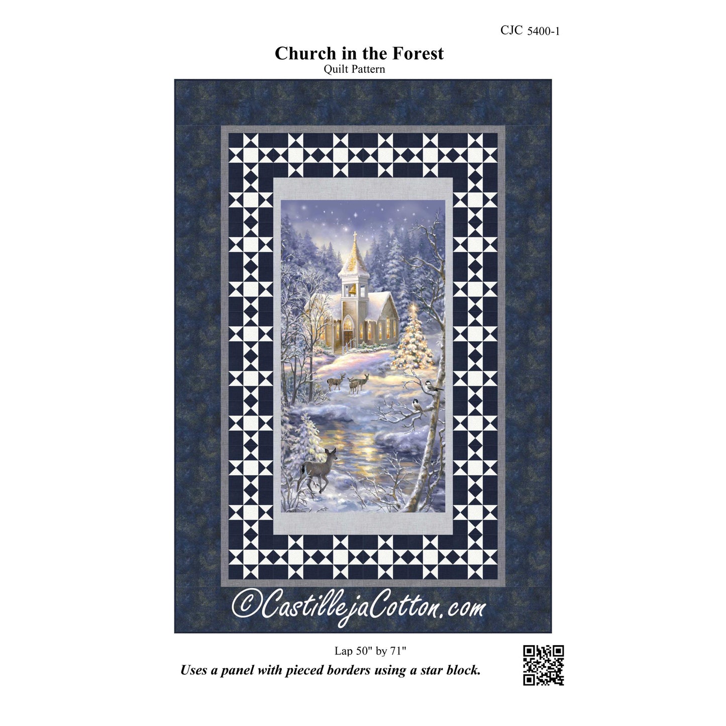 Church in the Forest Quilt Pattern CJC-54001w - Wholesale Product
