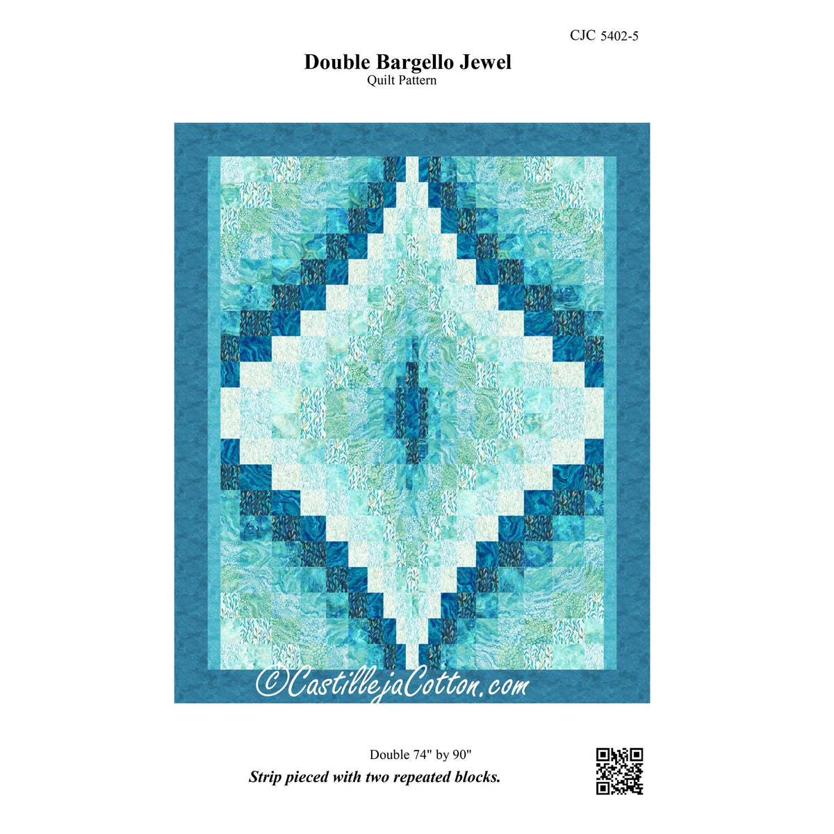 Double Bargello Jewel Quilt Pattern CJC-54025 - Paper Pattern