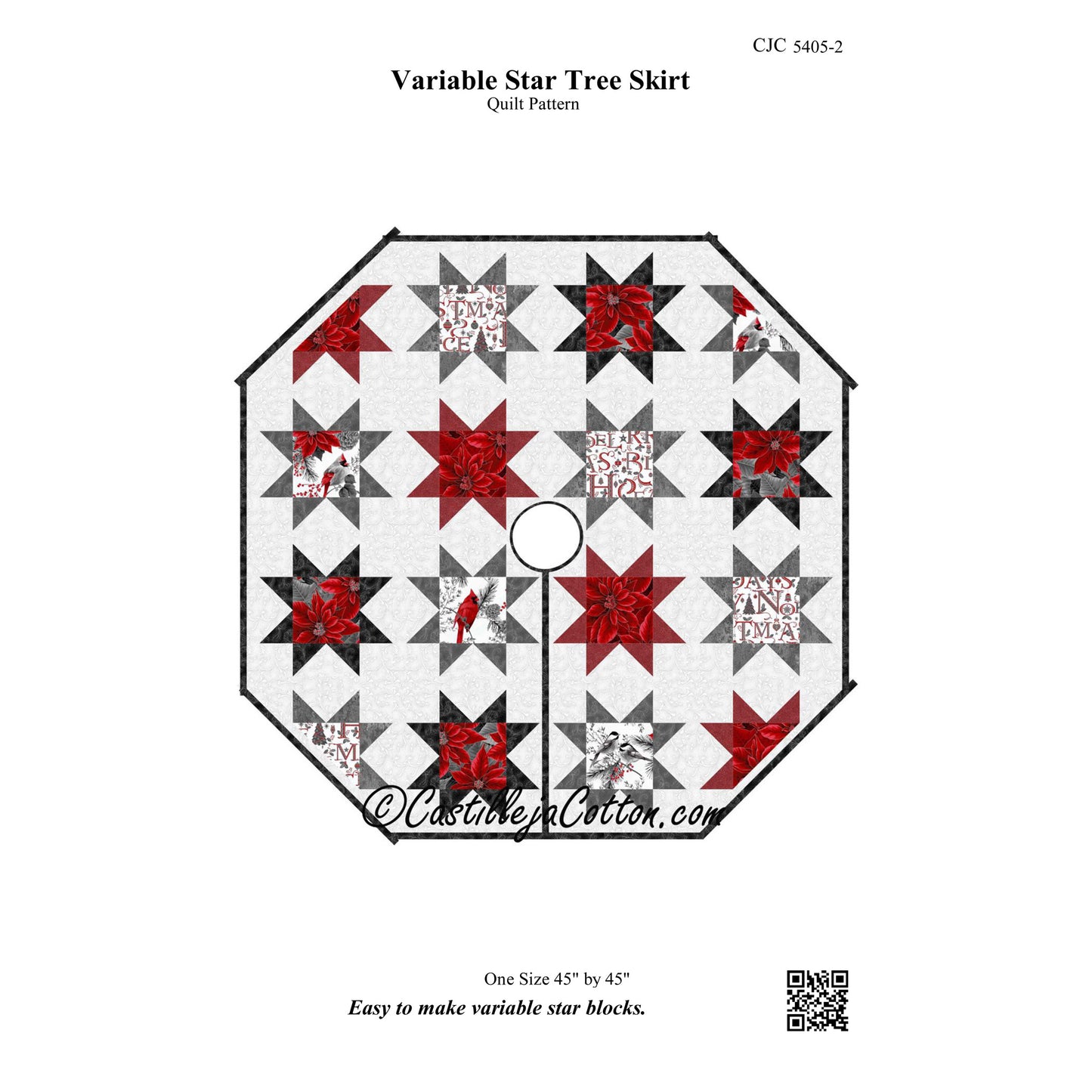 Variable Star Tree Skirt CJC-54052e - Downloadable Pattern