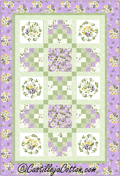 Spring Awakening Quilt Pattern CJC-54198 - Paper Pattern