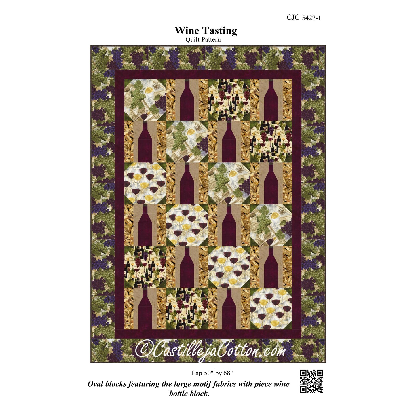 Wine Tasting Quilt CJC-54271e - Downloadable Pattern